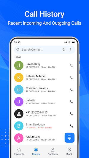 Contacts Screenshot 1