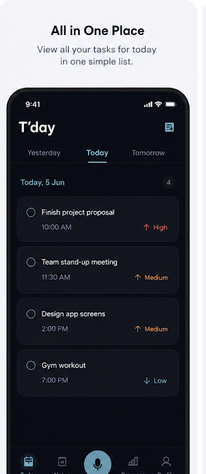 T’day - Quick Tasks Screenshot 3