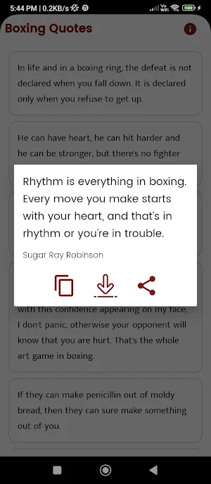 Boxing Quotes and Sayings Screenshot 1