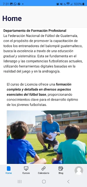 FEDEFUT App Screenshot 1