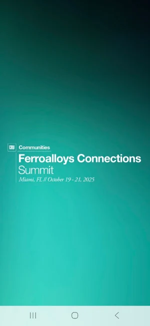 CRU Ferroalloys 2025 Screenshot 0