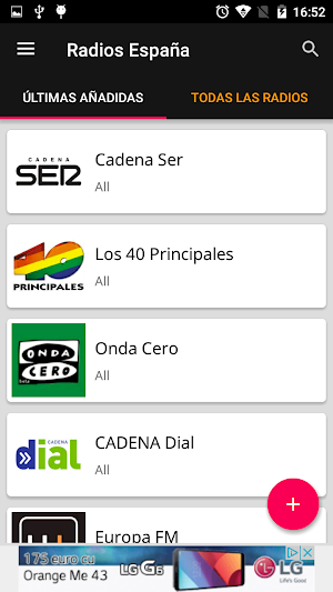 Spanish Radio Stations Screenshot 1