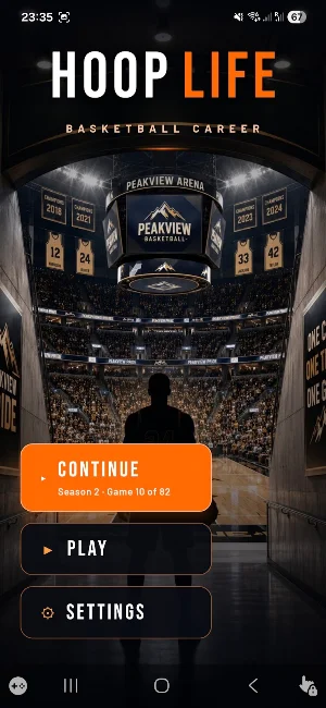 Basketball Career Sim 2026 Screenshot 0