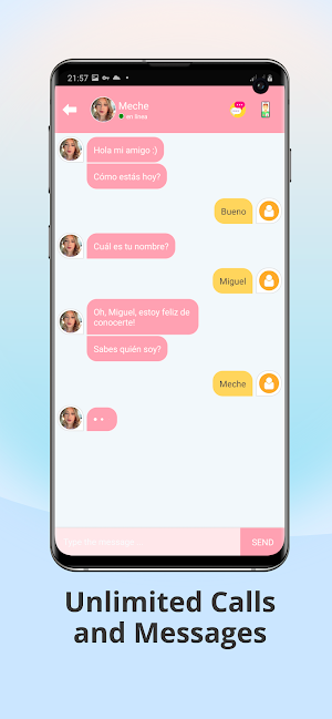 Meche Video Call and Chat Screenshot 1