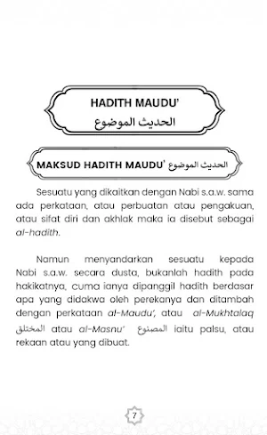 Hadith Palsu Kesan Imej Islam Screenshot 2