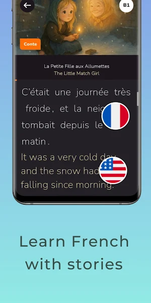 LearnCast — French Stories Screenshot 0