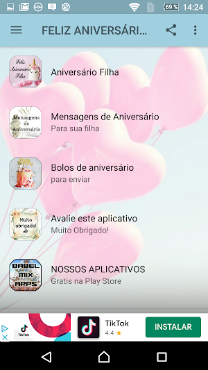 MINHA FILHA FELIZ DIA DO SEU NASCIMENTO Screenshot 0