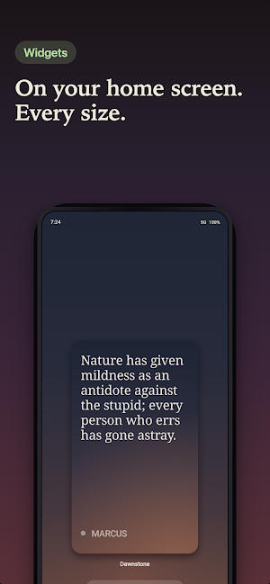 Dawnstone: Daily Stoic Screenshot 3