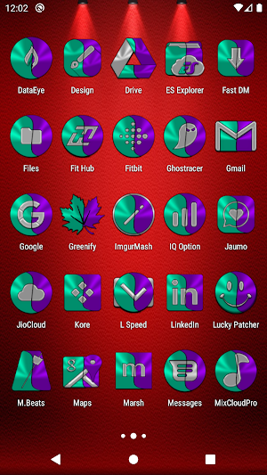 Teal and Purple Icon Pack Free Screenshot 2