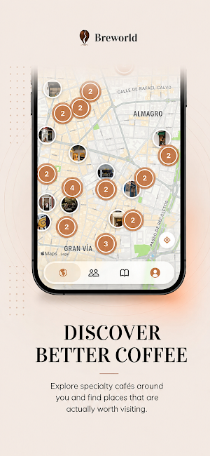 BreWorld: Find Great Coffee Screenshot 2