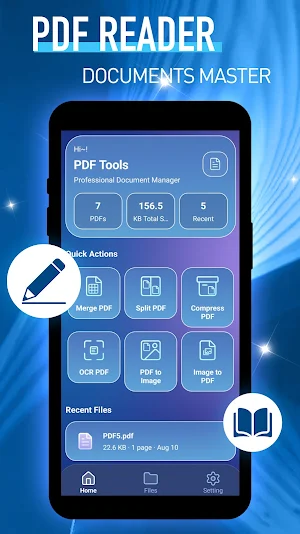 PDF Reader: Documents Master Screenshot 0