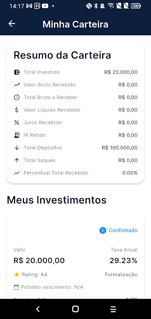 Lend Capital – Investimentos Screenshot 3