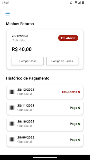 Club Salud Screenshot 2