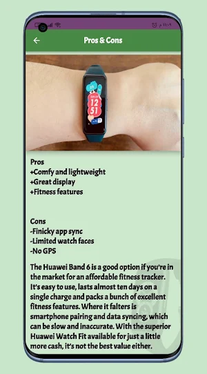 Huawei Band 6 Guide Screenshot 1