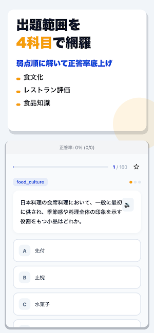 フードアナリスト検定 合格ドリル Screenshot 1