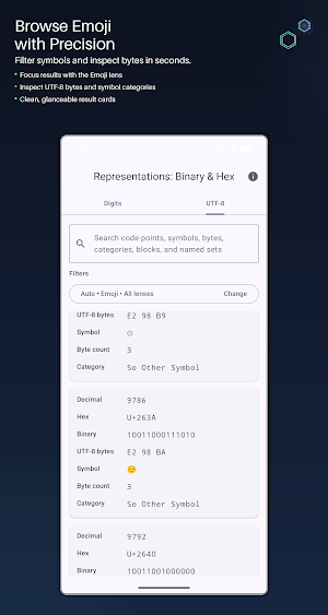 Representations: Binary & Hex Screenshot 2
