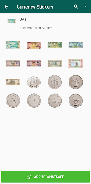 WAStickerApps - Currency Stickers for WhatsApp Screenshot 3