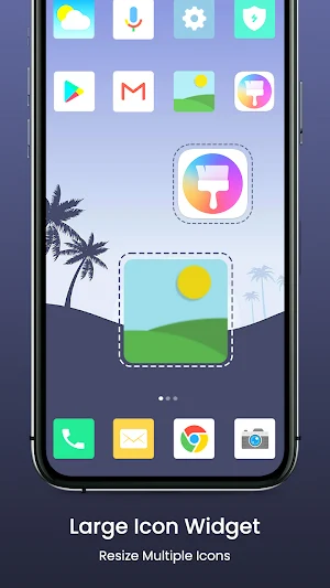 Large Icons Widget - Big Icon Screenshot 2
