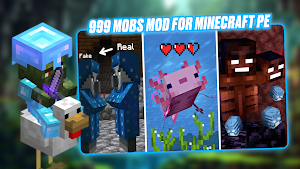 999 Mobs Mod for Minecraft PE Screenshot 0