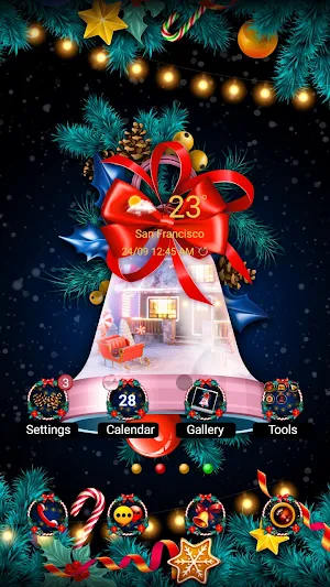 Christmas Land Bell- Wallpaper Screenshot 0