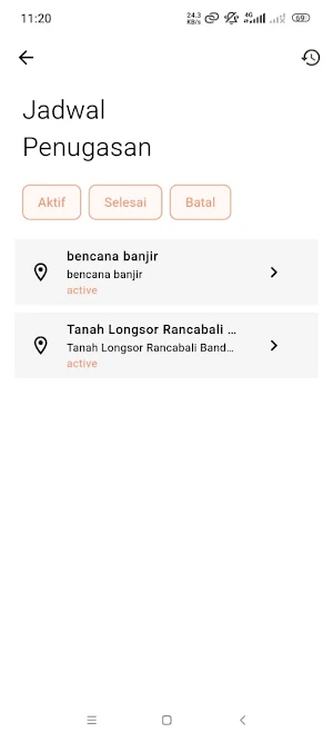 Kurir Aksi Bencana Indonesia Screenshot 1