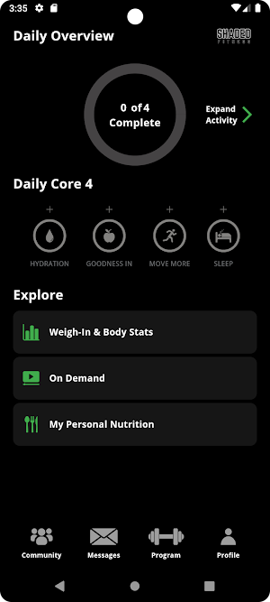 Shaded Fitness Screenshot 0