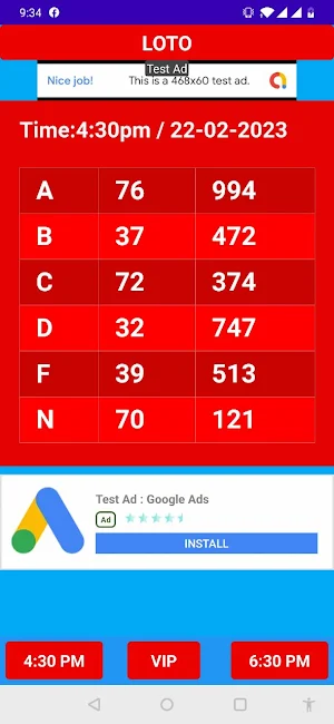 លទ្ធផលឆ្នោតយួន LOTO Screenshot 2