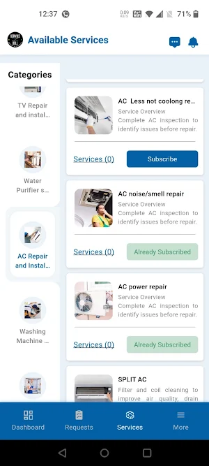 ServiceBell Vendor Screenshot 0