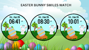 Easter Bunny Smiles Watch Screenshot 2