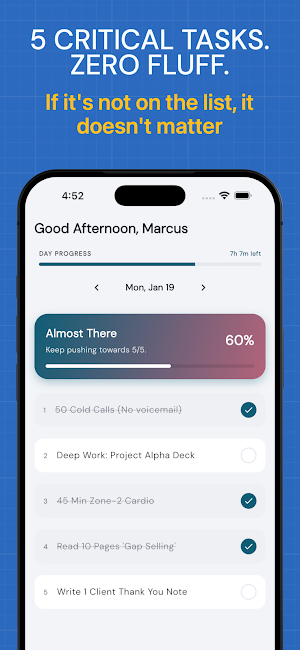 Win The Day: Daily Discipline Screenshot 1