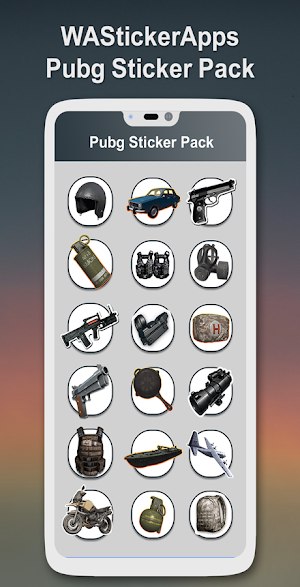 PUBG Stickers for WhatsApp - WA PUBG Stickers Pack Screenshot 2