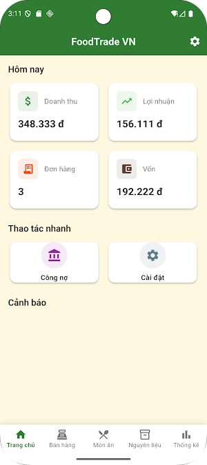 FoodTrade VN Screenshot 0
