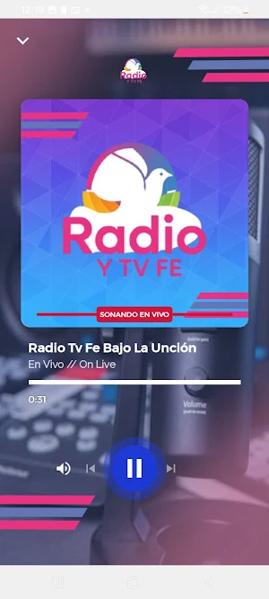 Radio Tv Fe Bajo La Unción Screenshot 1