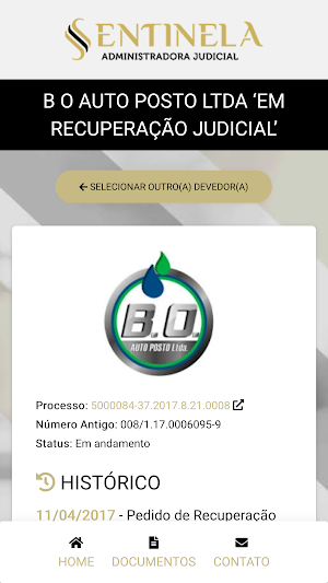 Sentinela Adm Judicial Screenshot 2
