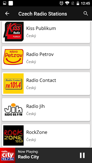 Czech Radio Stations Screenshot 2