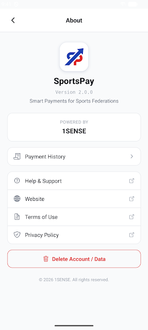 SportsPay Screenshot 2