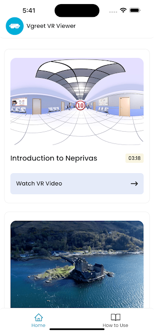 Vgreet VR Viewer Screenshot 1