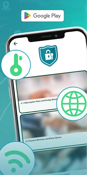 Surfsharks Secure VPN App Info Screenshot 3