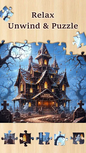 Ghostly Halloween Jigsaw Screenshot 2
