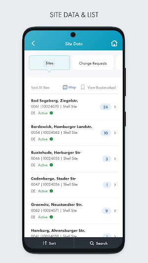 Shell Mobility Site Manager Screenshot 3
