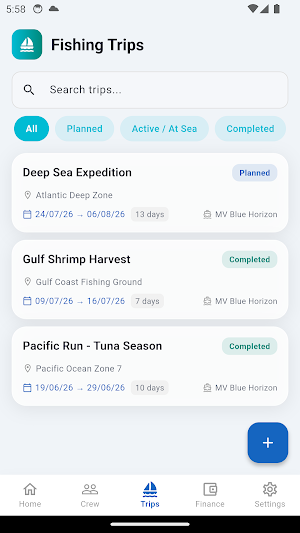 Fishing Crew Logbook Screenshot 2