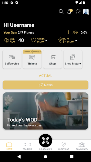 XIM Fitness Screenshot 1