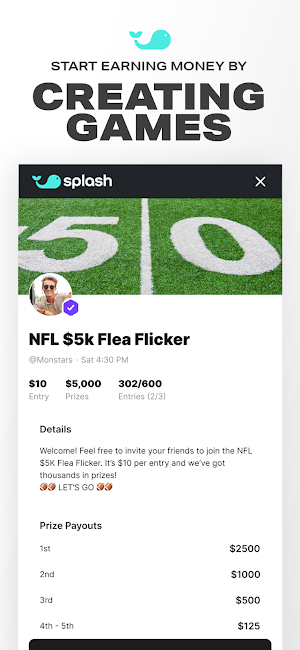 Splash Sports Screenshot 1