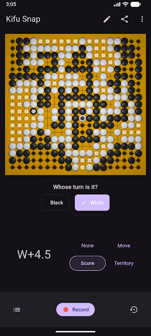 Kifu Snap Go Game Recorder Screenshot 3