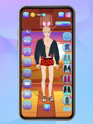 Anime Boys Dress Up Game Screenshot 3