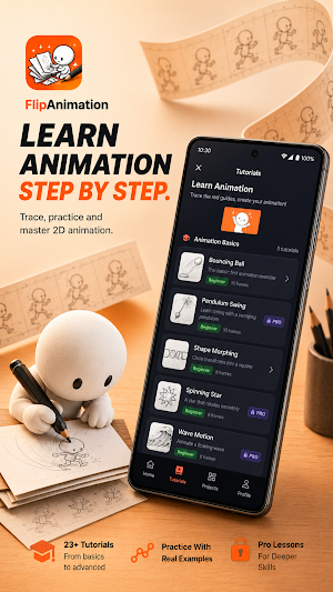 Flip Animation: 2D Draw a Clip Screenshot 1