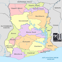 Map of Ghana