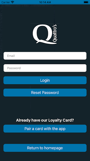 Quattro's Ristorante Rewards Screenshot 0