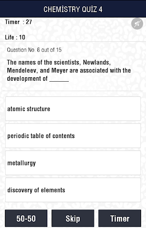 Chemistry Quiz Screenshot 2
