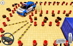 Super Police Car Parking 3D : Modern Car parking Screenshot 2